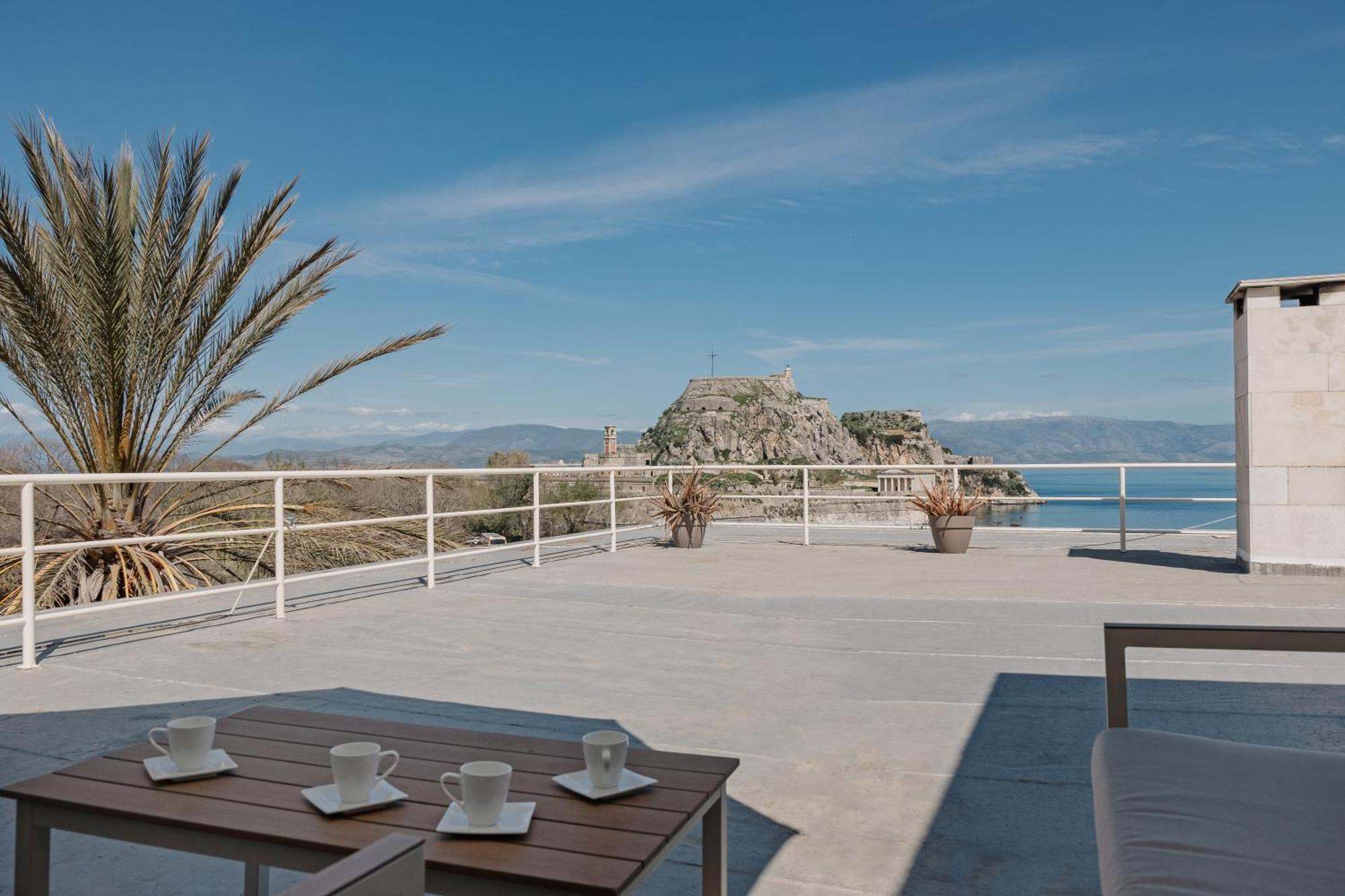 Old Fortress View Roof Top Apartment By Konnect Corfu  Luaran gambar